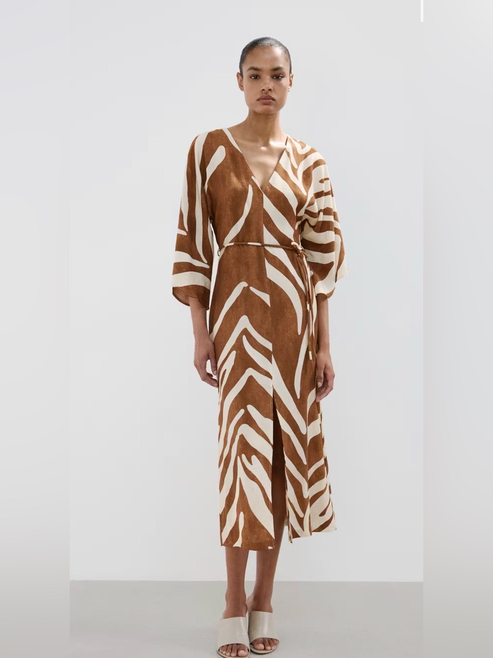 MANGO PRINTED COTTON DRESS